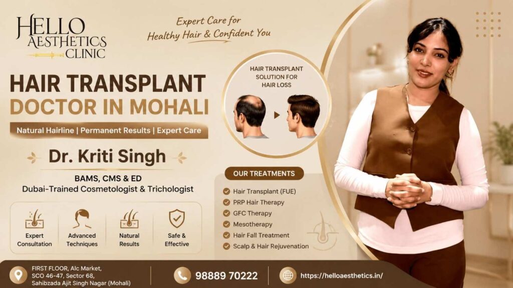 Hair Transplant Doctor in Mohali