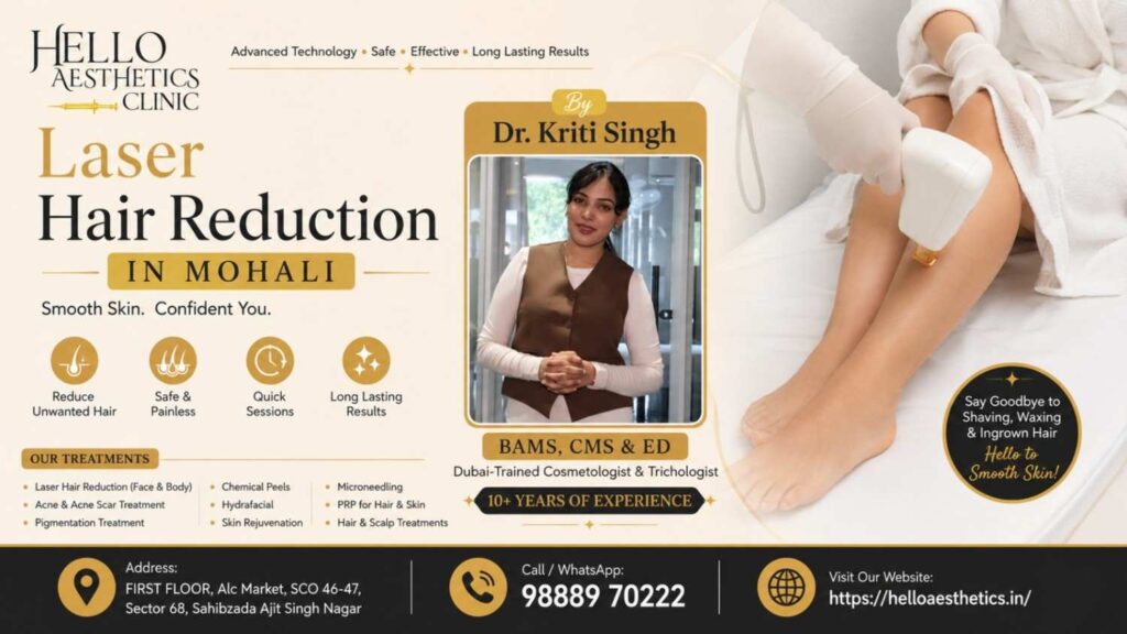 Laser Hair Reduction in Mohali